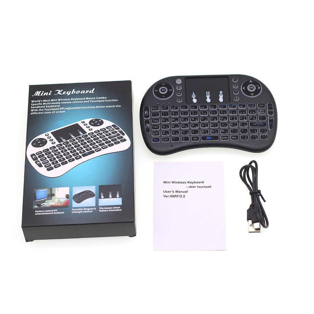 Mini Teclado Para Smart Tv RGB Inalambri