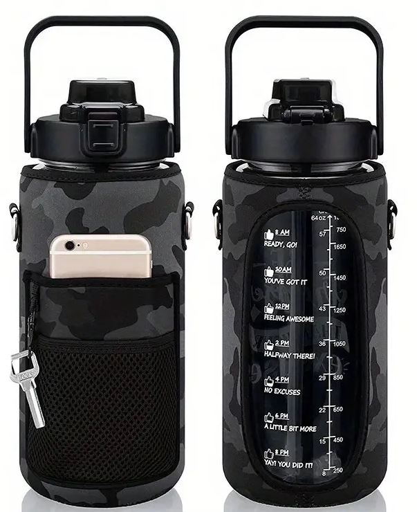 Trio Termo Motivacional Funda Botella